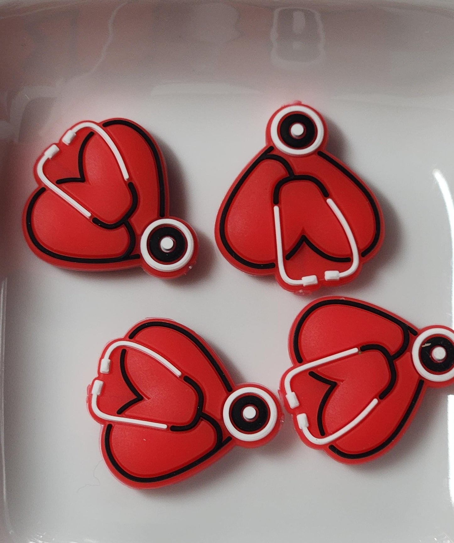 Nurse Themed Silicone focal beads