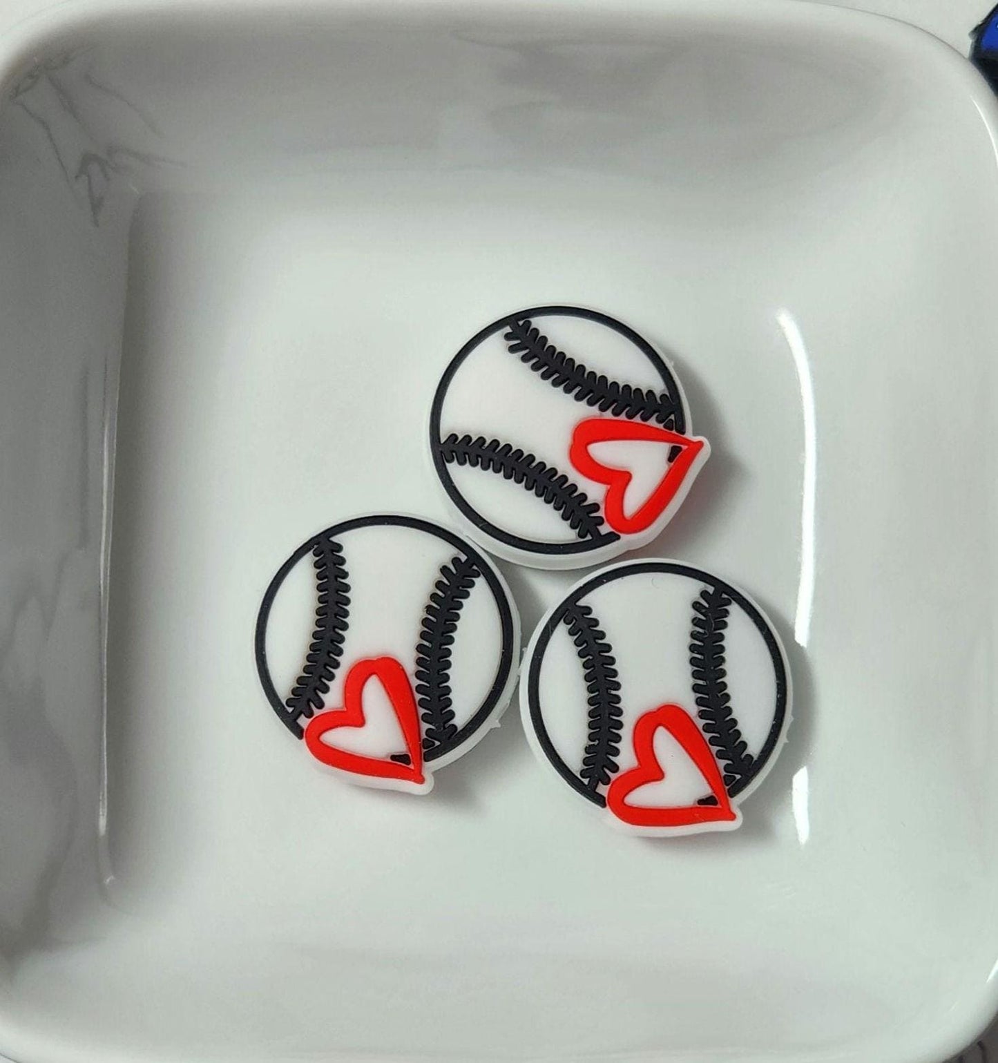Sports Silicone focal beads