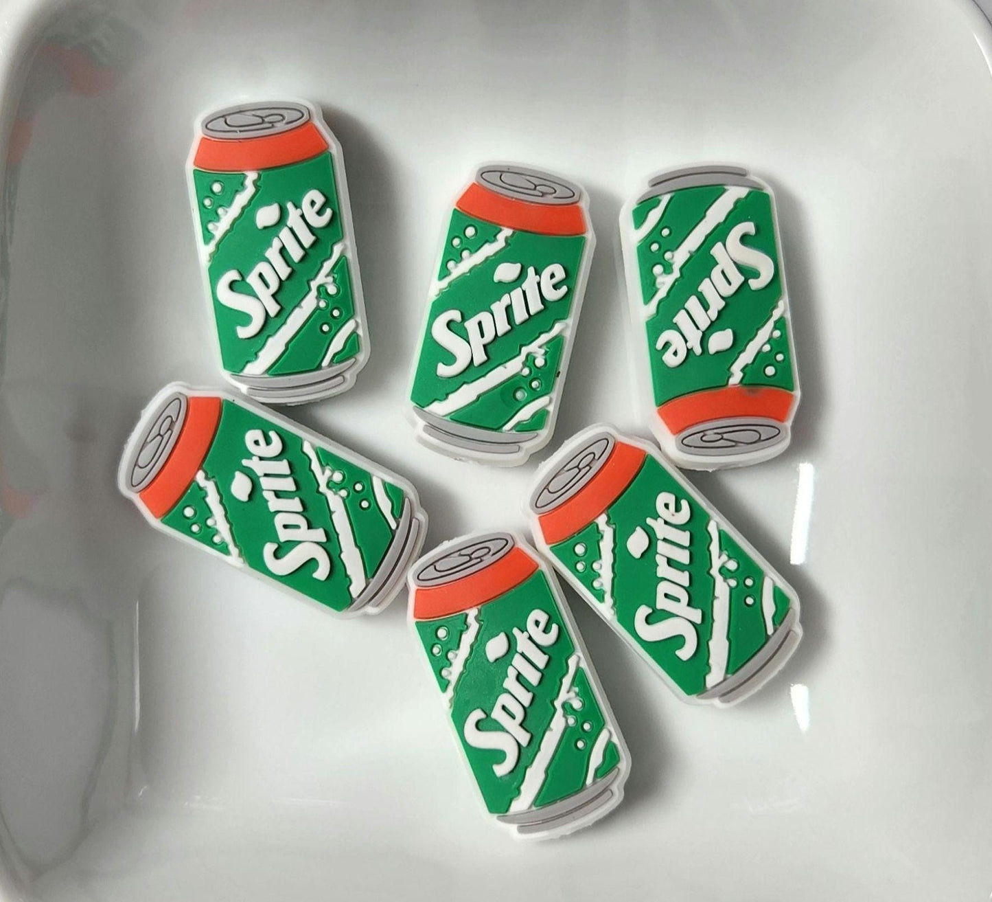 Lemon Lime Silicone focal bead