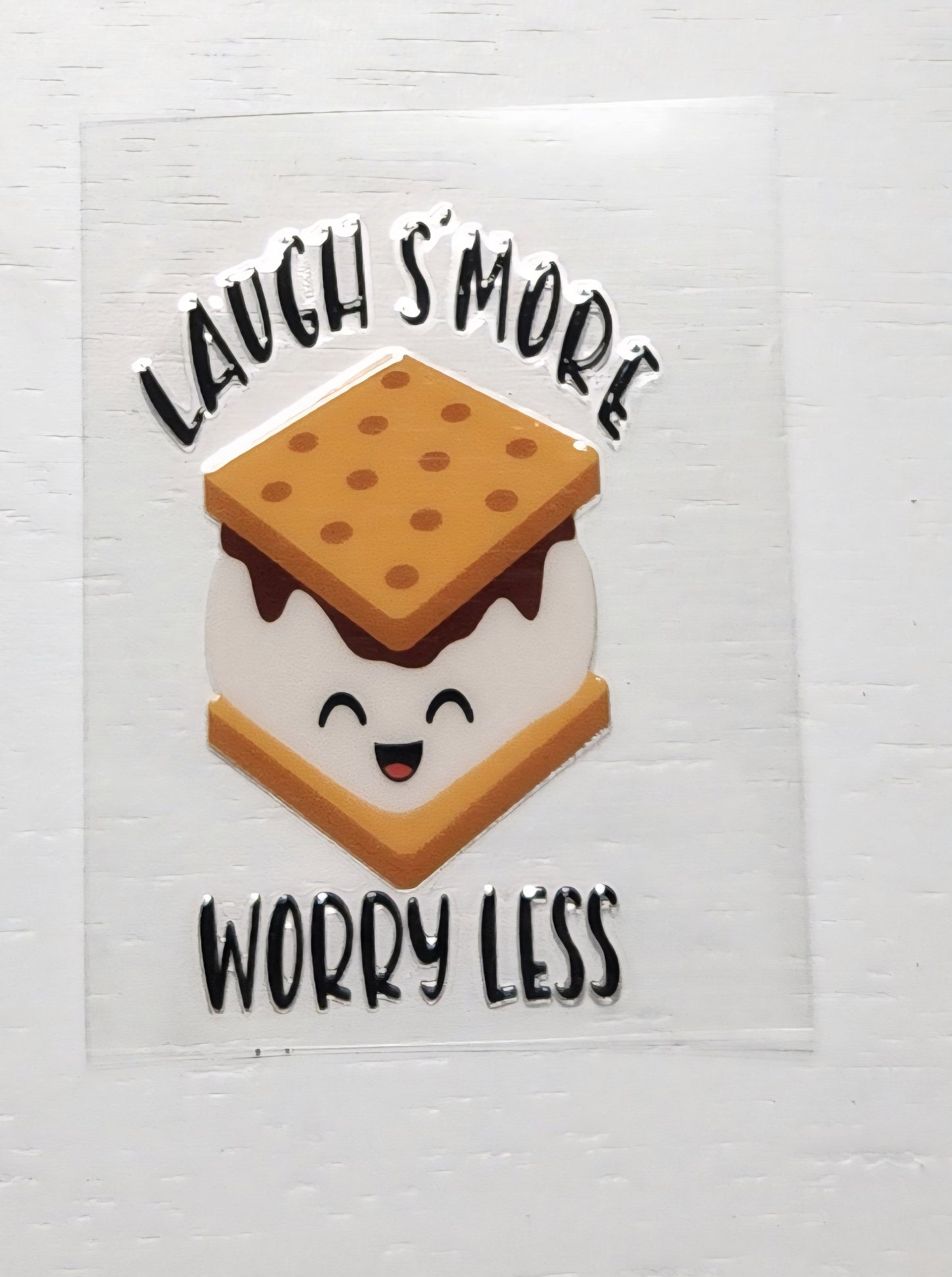 Laugh Smore - 2 by 2.25 inches Mini UVDTF