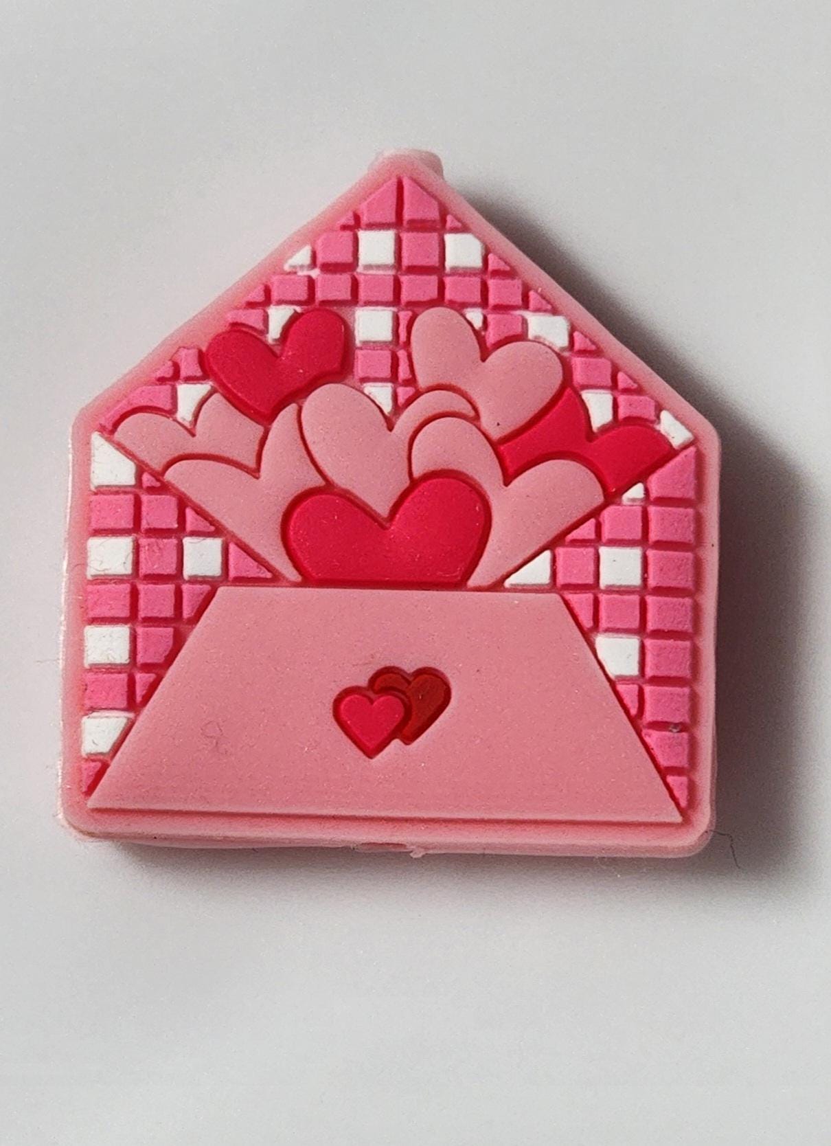Valentines Silicone focal beads
