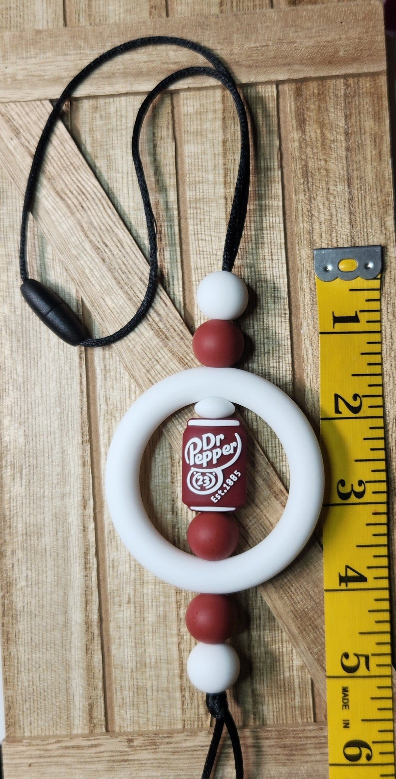 Pepper silicone beaded car hanger