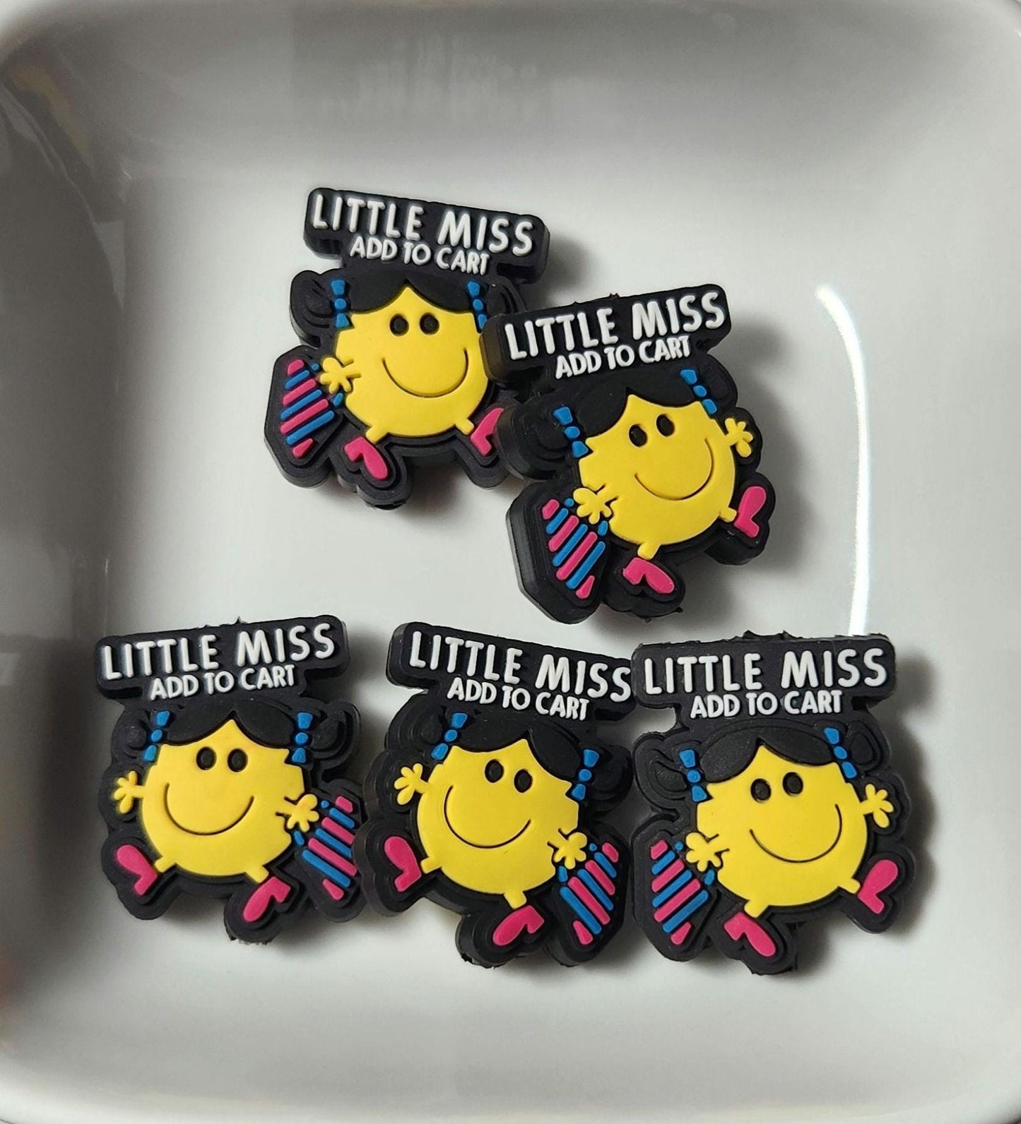 Sayings Silicone focal beads