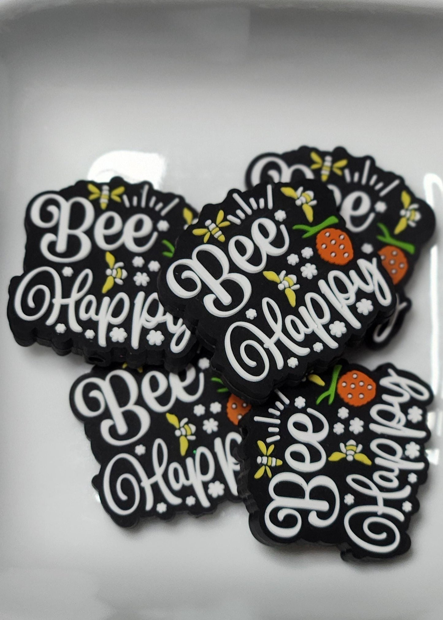 Sayings 3 Silicone focal beads