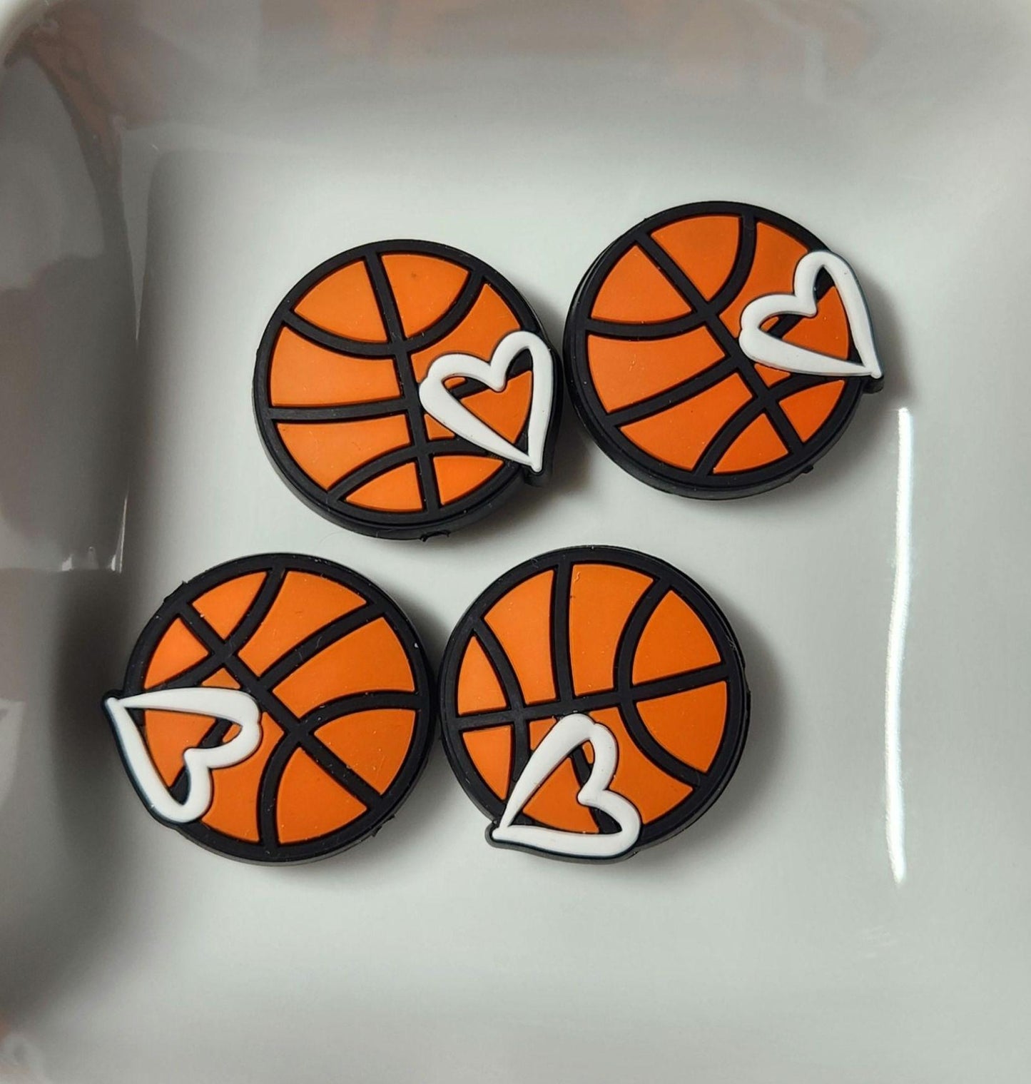 Sports Silicone focal beads