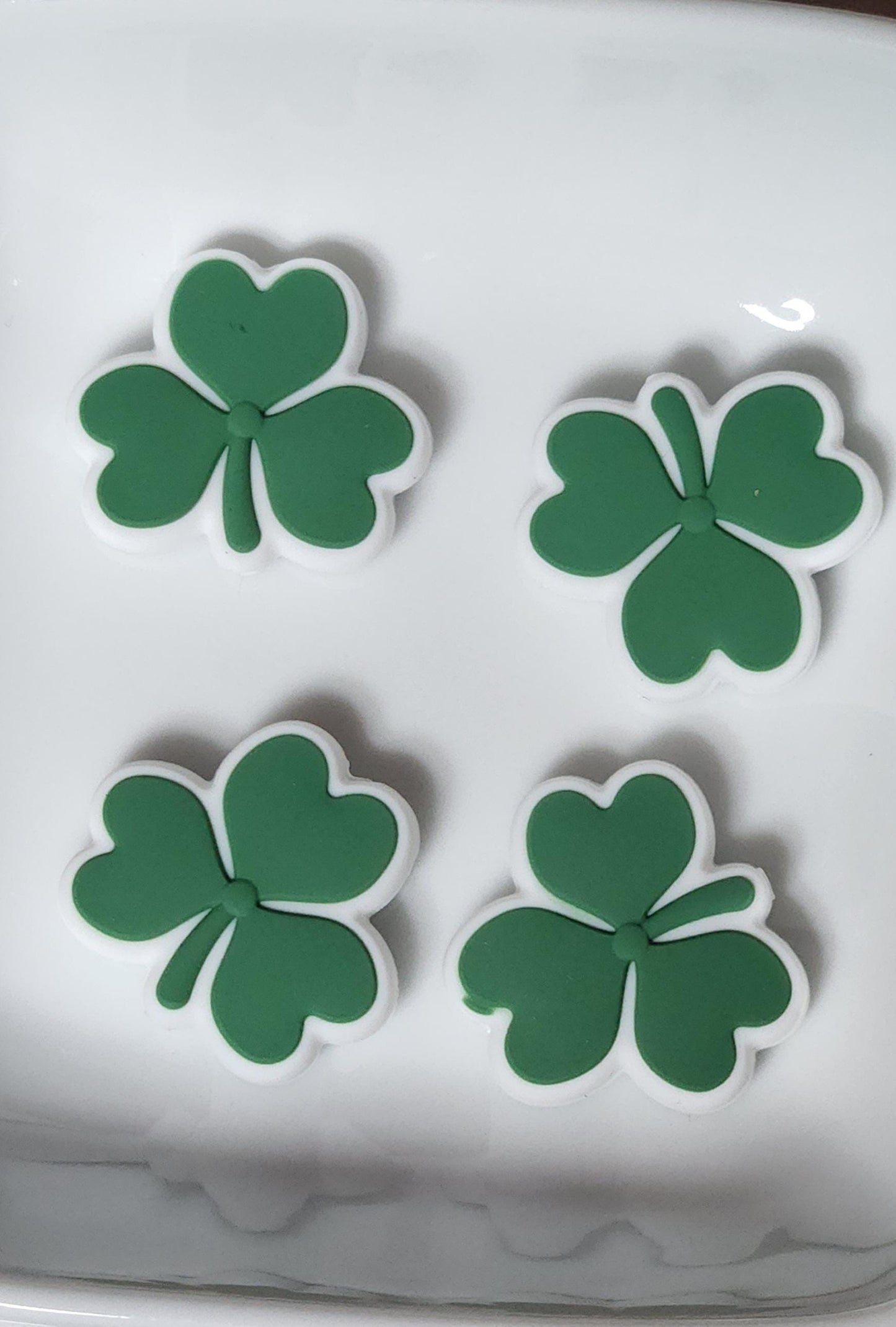 St Patrick's Day Silicone focal beads