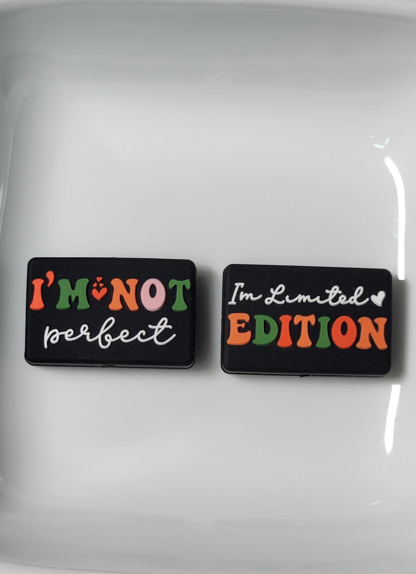 Sayings 4 Silicone focal beads