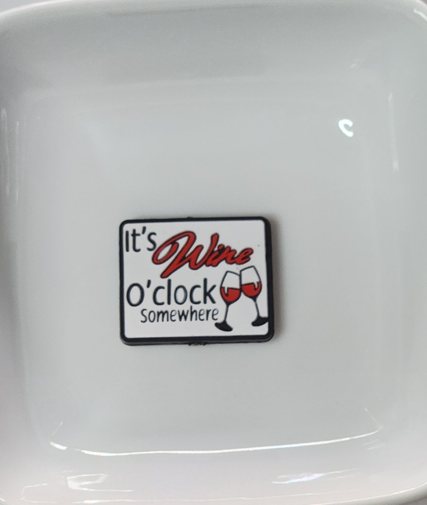 Wine O'Clock Silicone focal beads