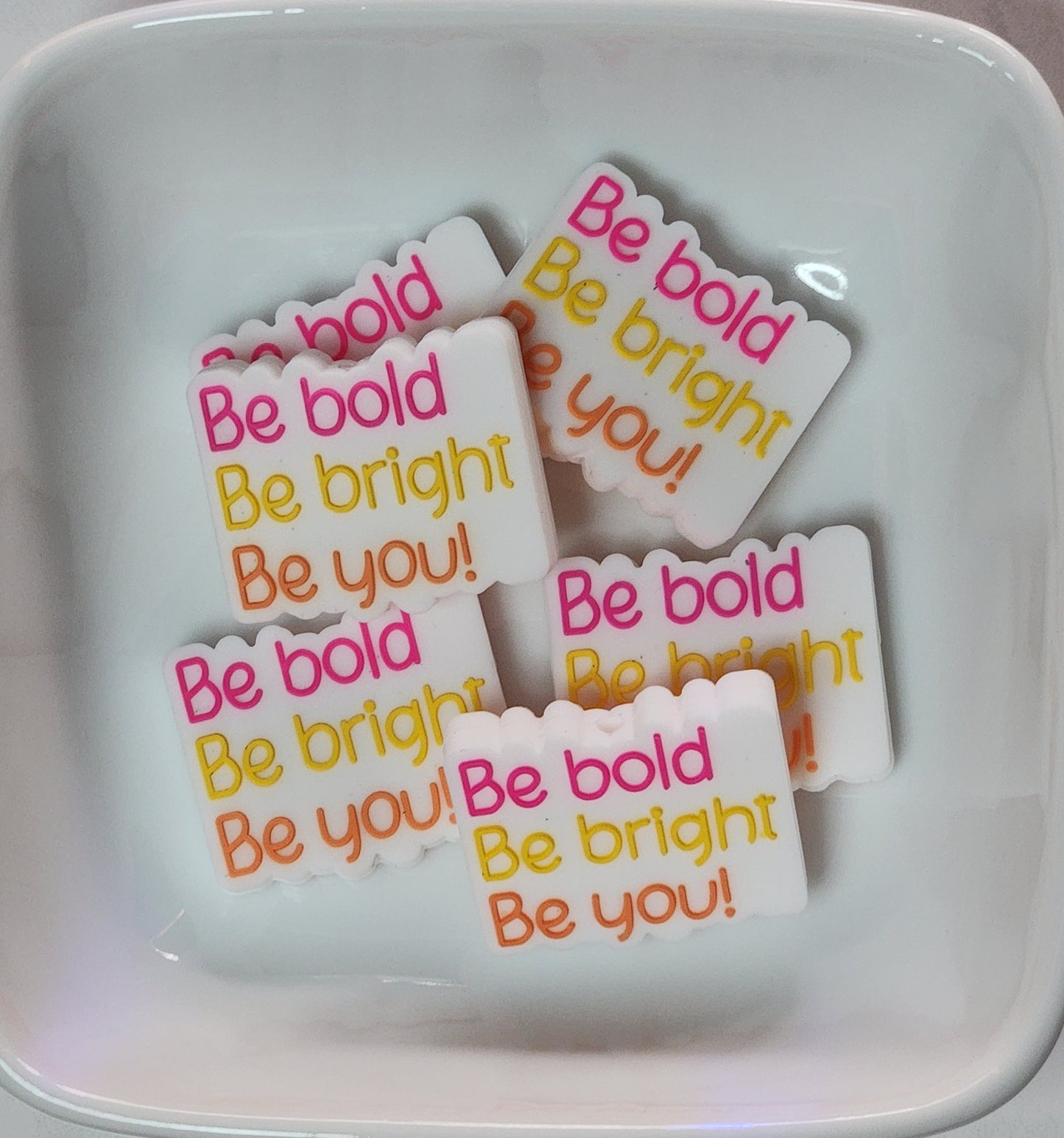 Sayings 2 Silicone focal beads