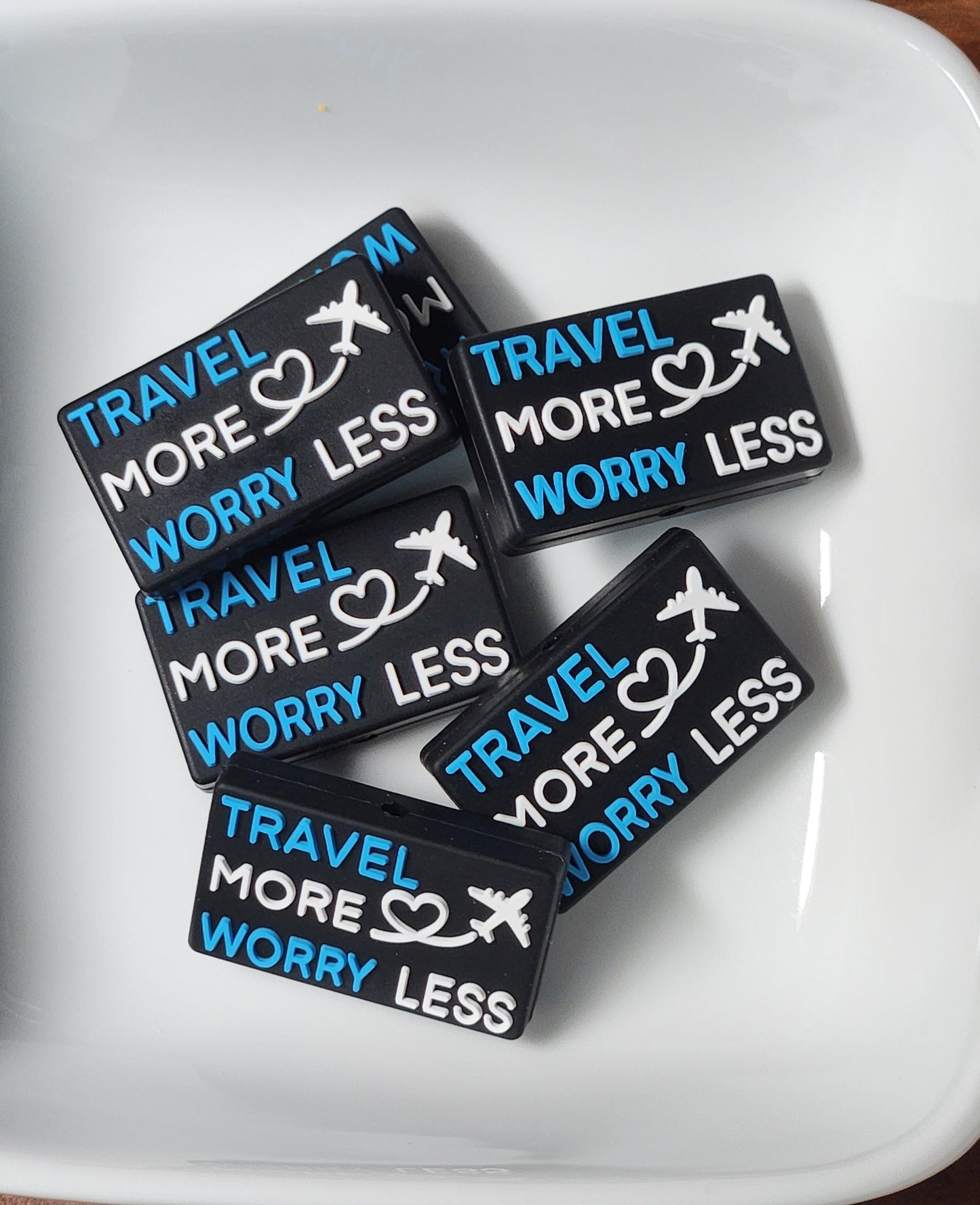 Sayings Silicone focal beads