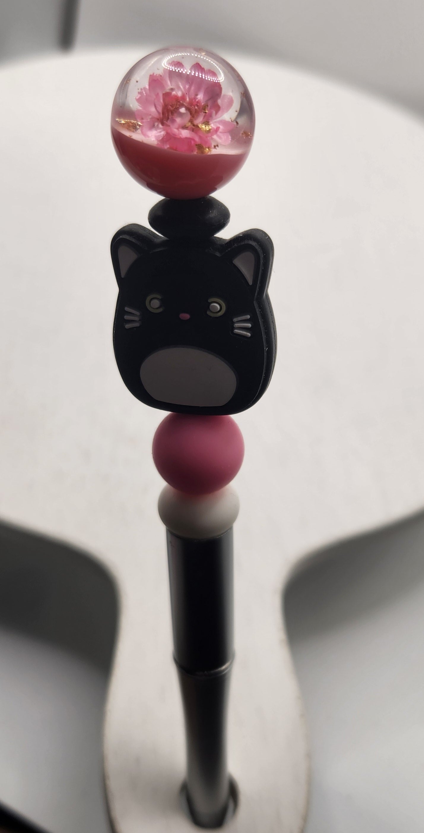 20 mm Acrylic Glitter pen toppers mixed 5 count