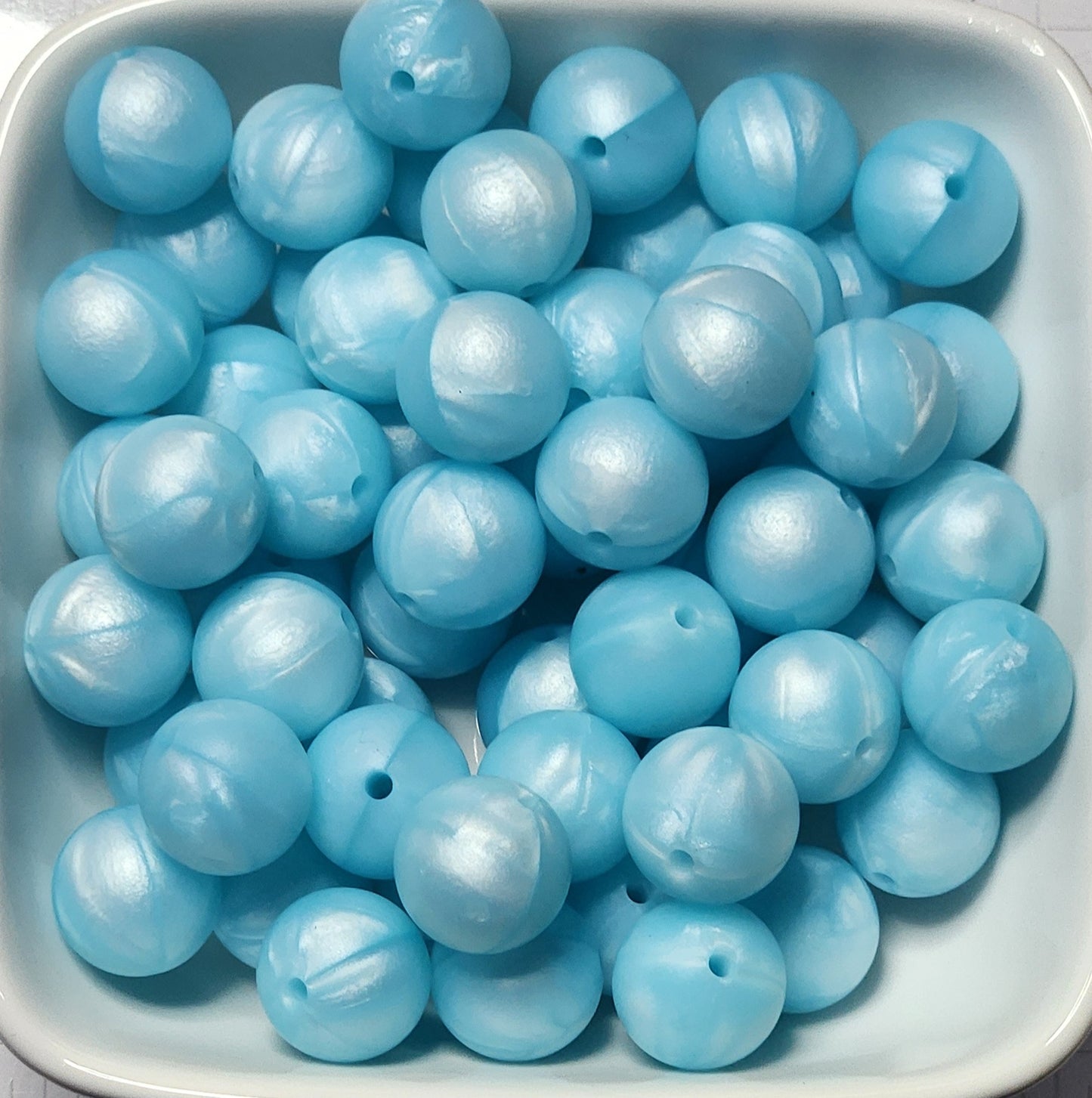 15 mm Solid Silicone Beads 20 pack
