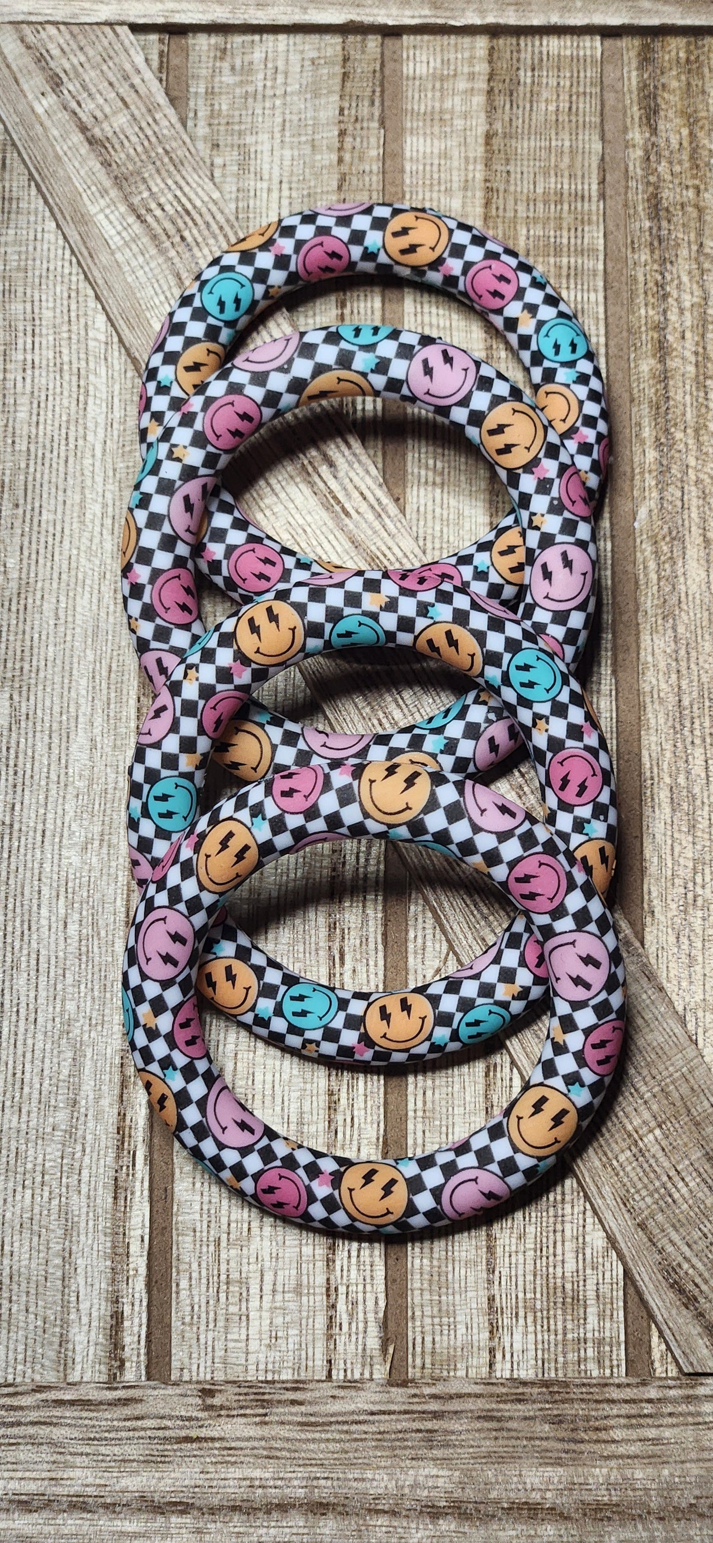 65 mm Silicone Rings patterned