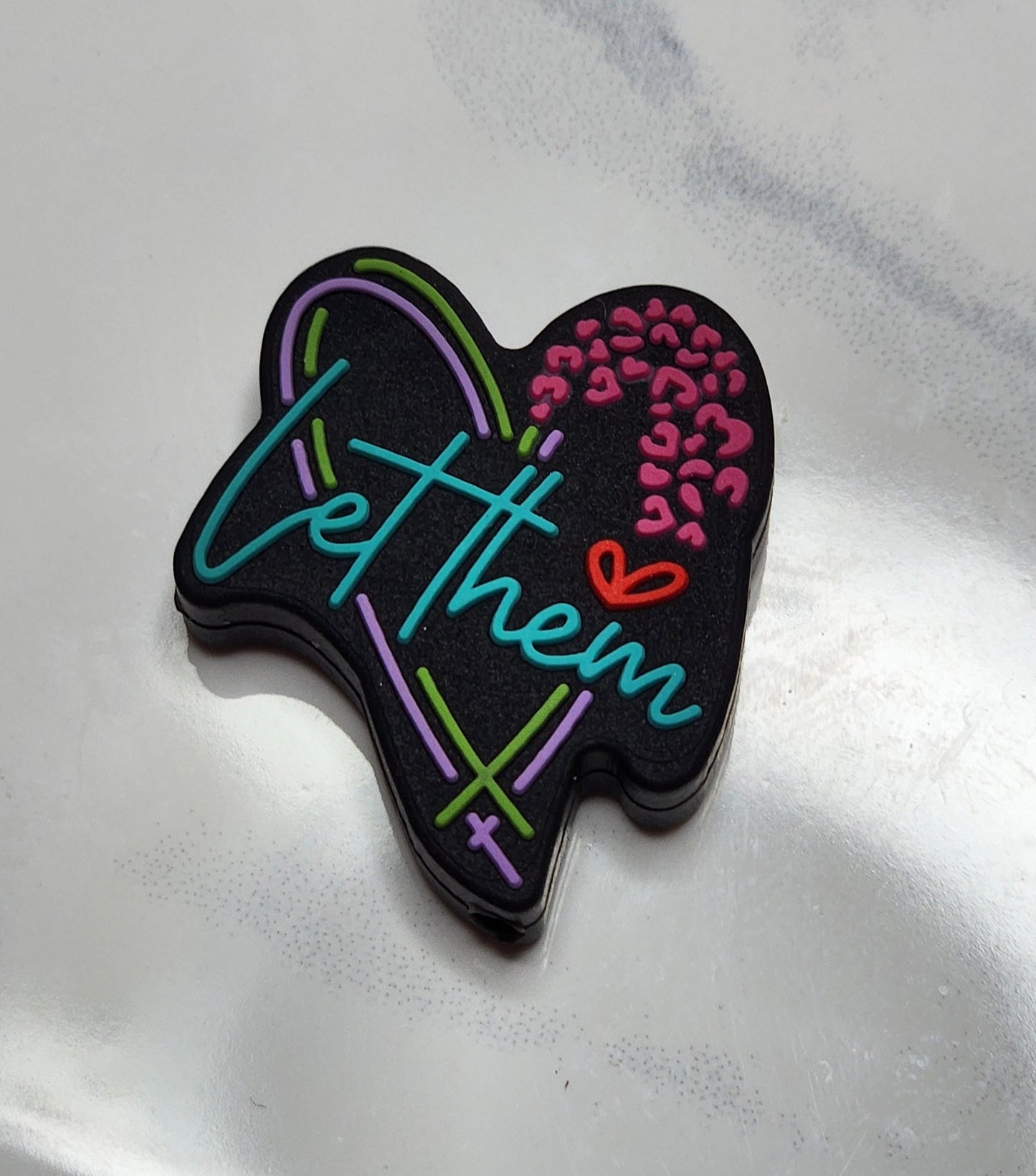 Let them silicone focal bead