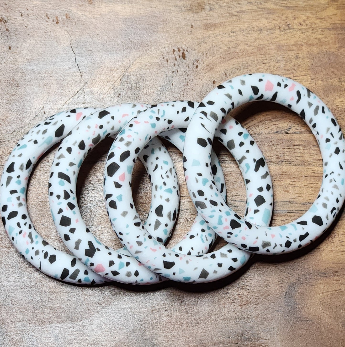 65 mm Silicone Rings patterned