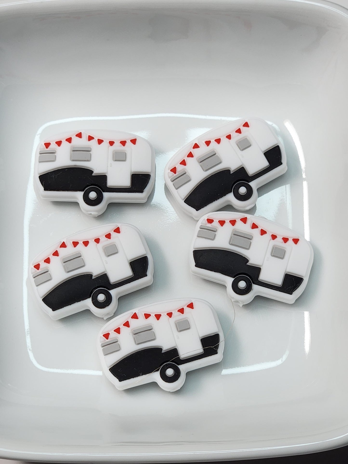 Black Camper silicone focal