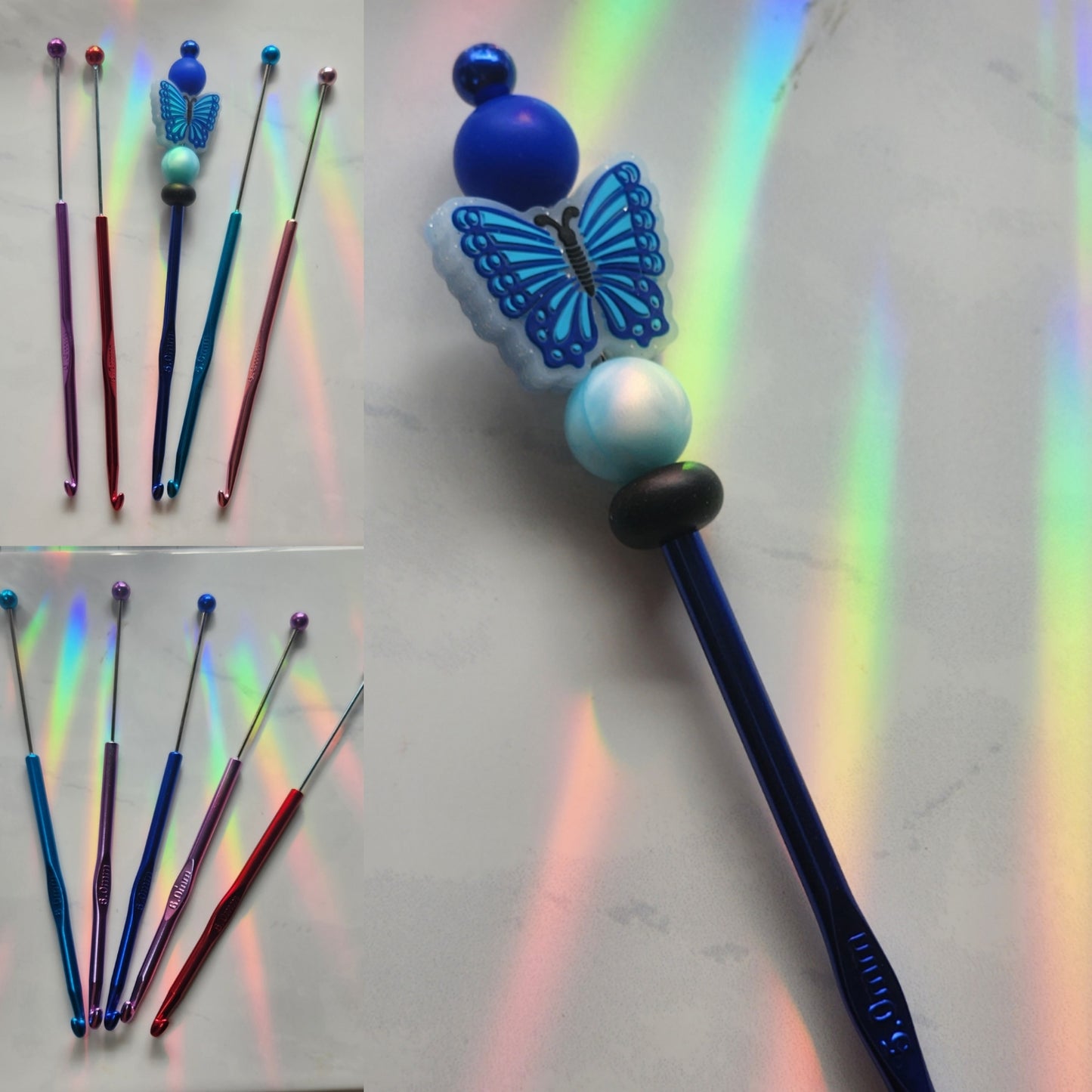 Beadable crochet hooks