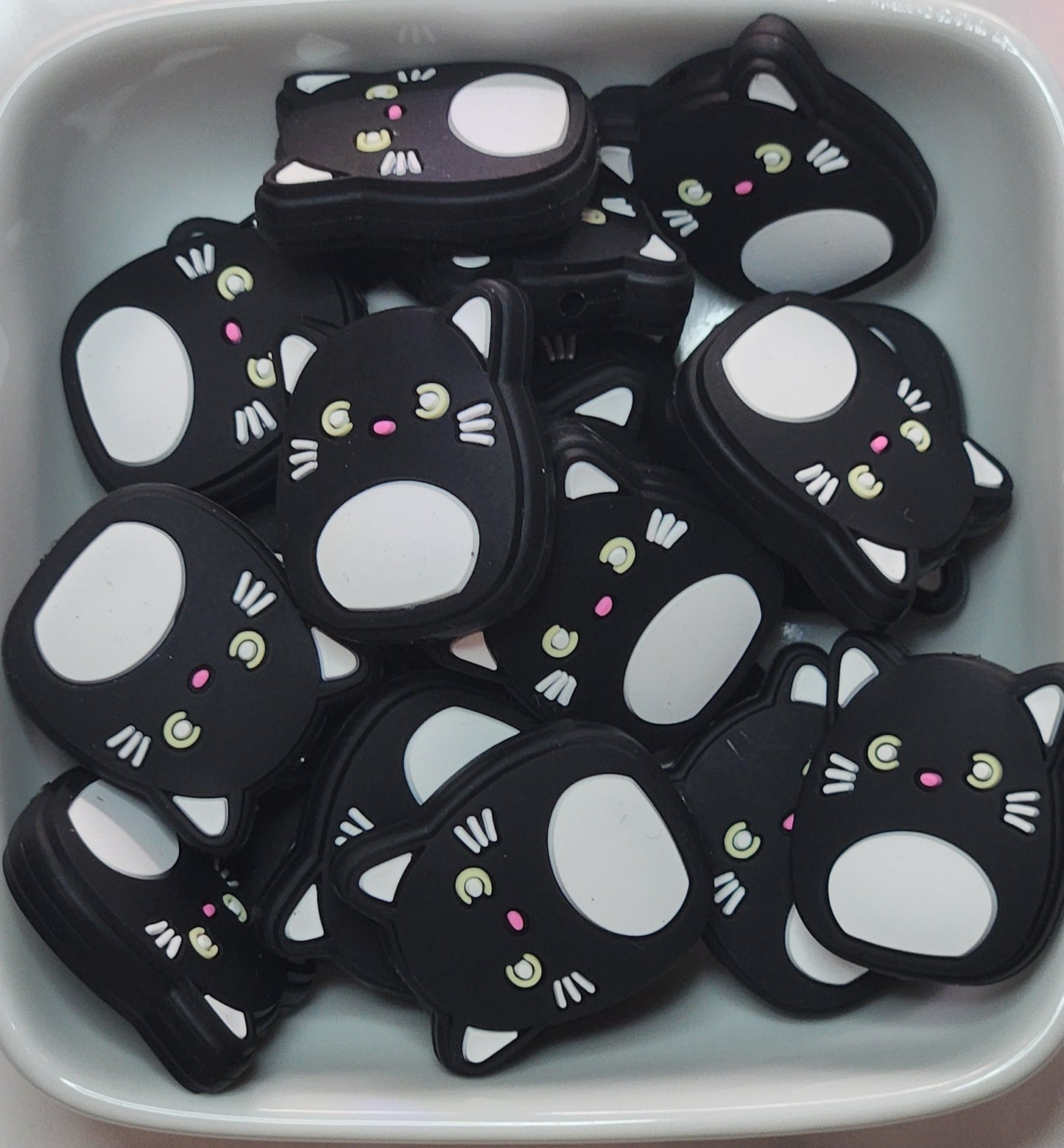 Squishmellow silicone focal bead