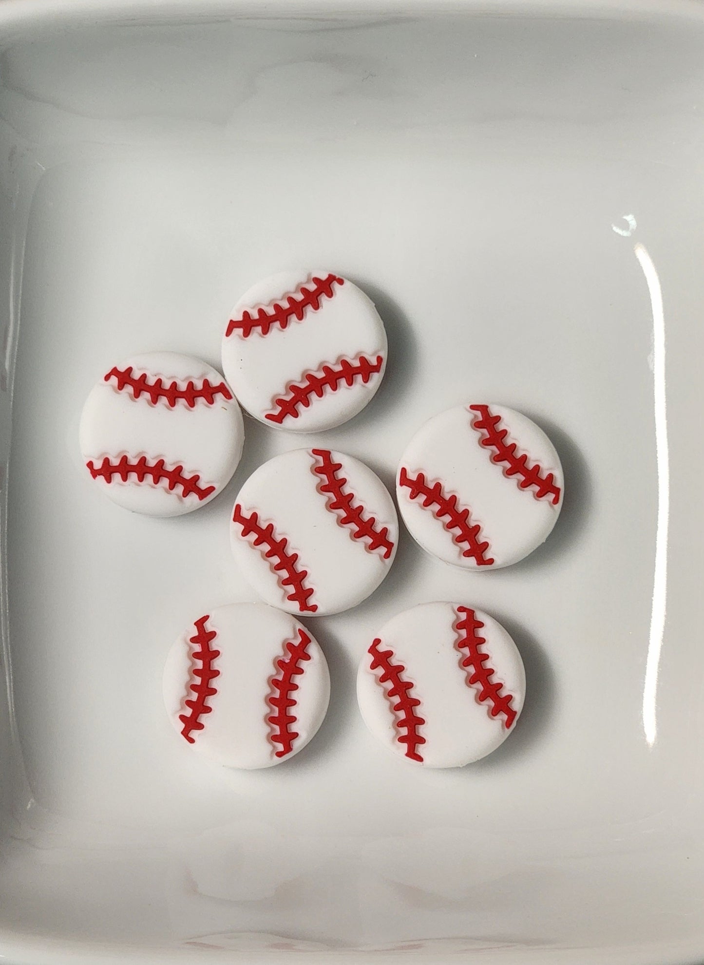 Sports Silicone focal beads