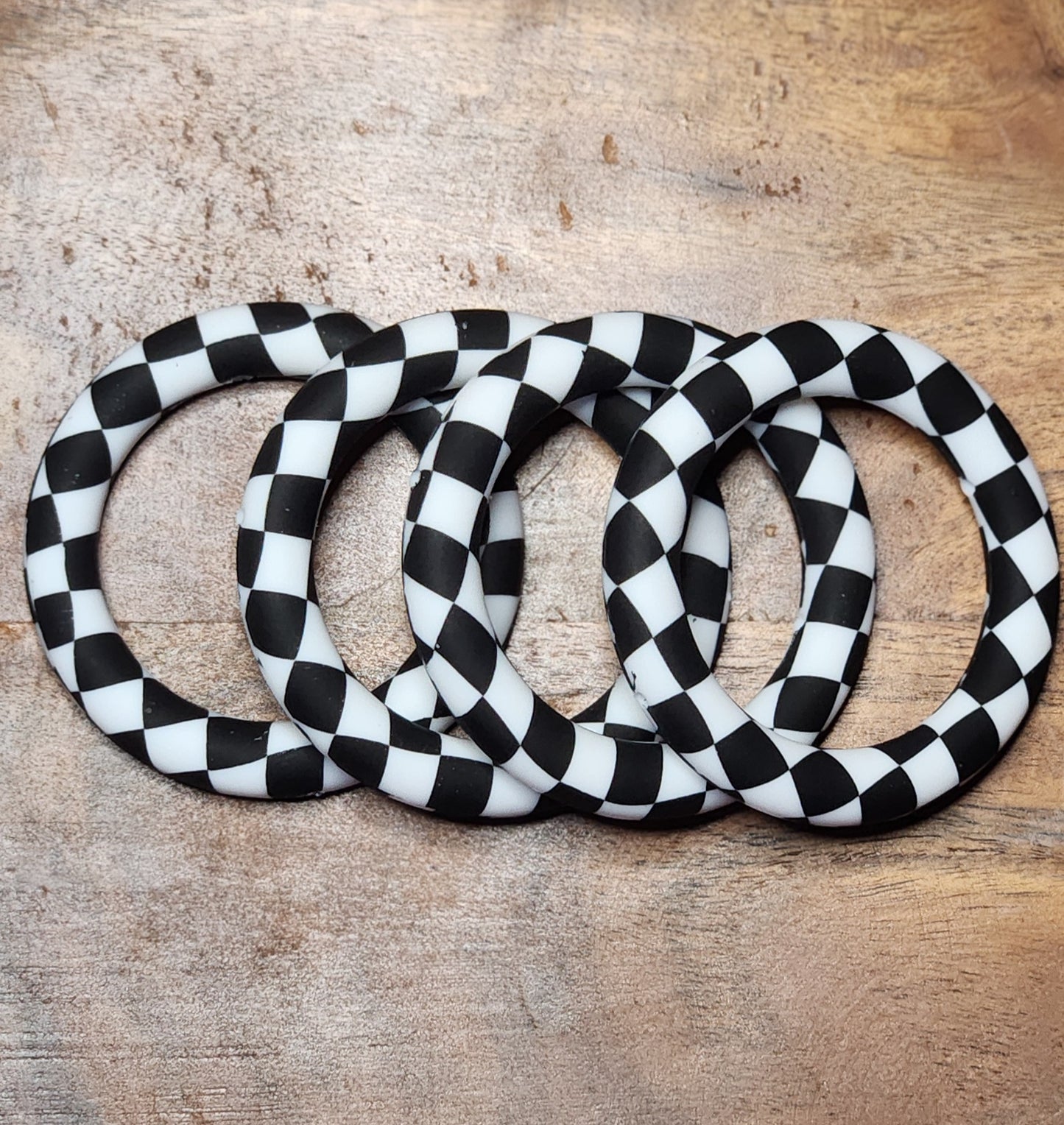 65 mm Silicone Rings patterned
