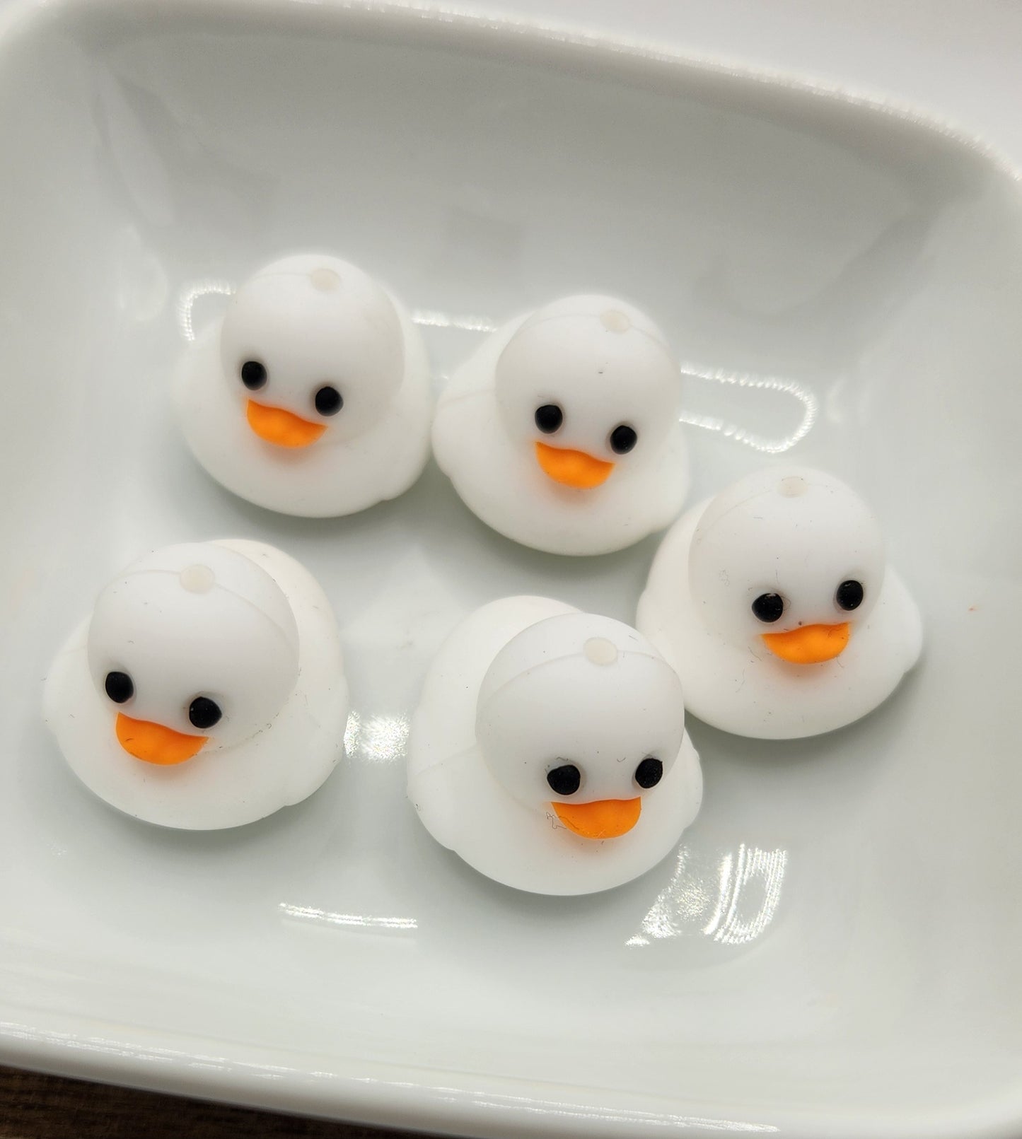 Rubber duck focal beads