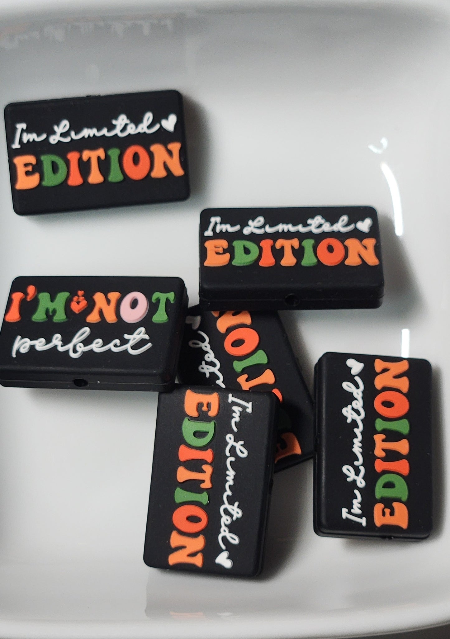 Sayings 4 Silicone focal beads