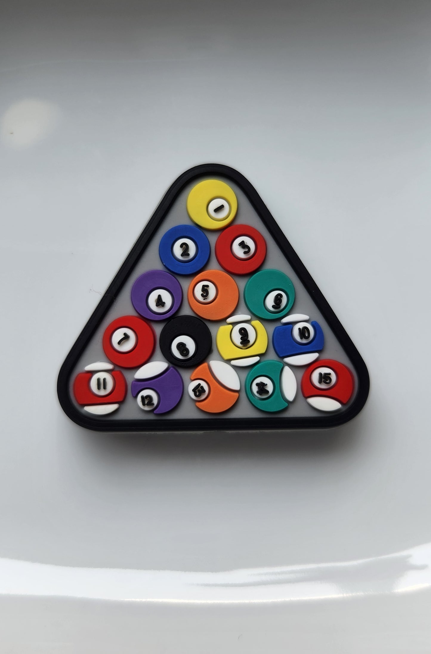 Pool Rack silicone focal bead