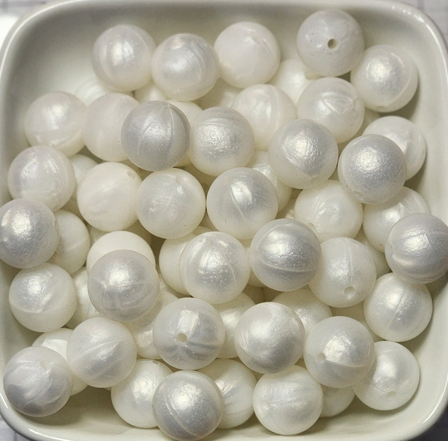 15 mm Solid Silicone Beads 20 pack
