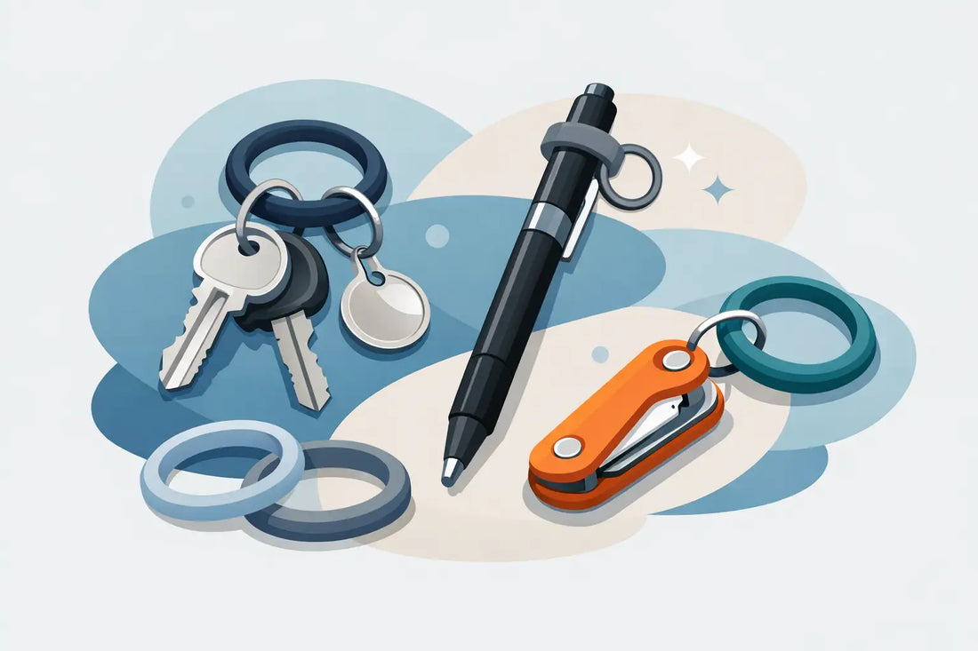 Silicone Rings for Keychains, Pens, and More