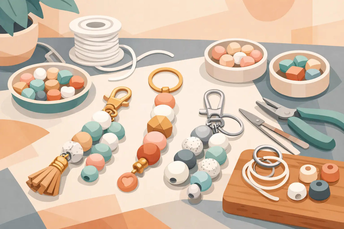 Silicone Bead Keychain Guide for DIY Makers