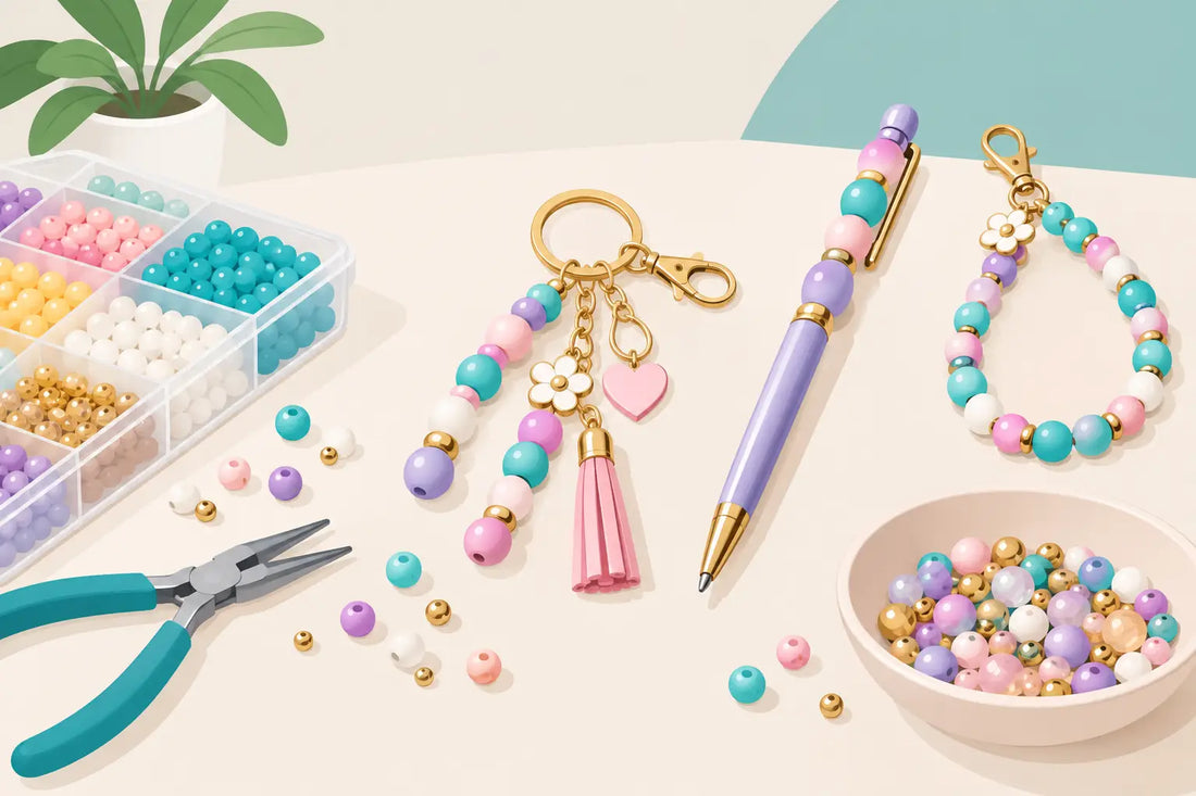 Bead Craft Guide for Keychains, Pens, and More
