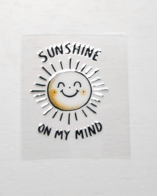 Sunshine - 2 by 2.25 inches Mini UVDTF