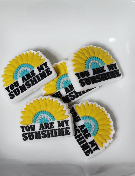 You are my Sunshine Silicone focal bead