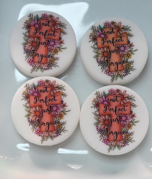 Not Perfect Silicone focal bead