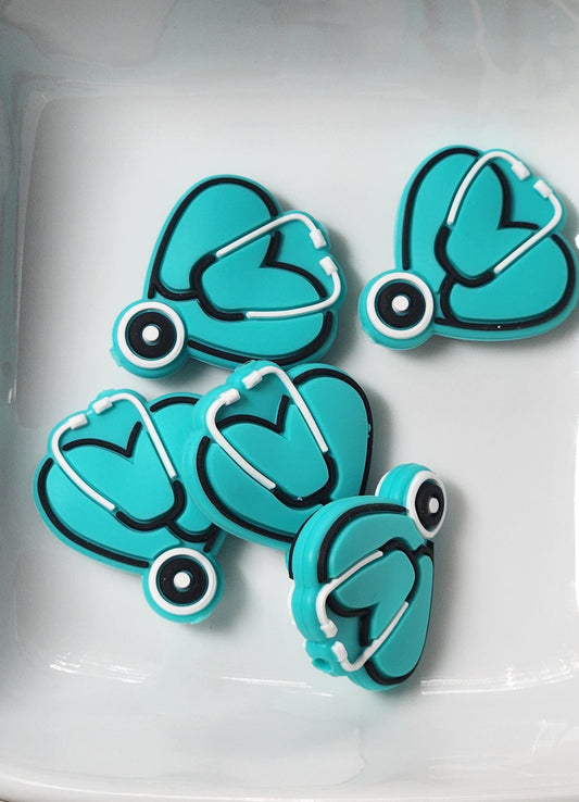 Nurse Themed Silicone focal beads