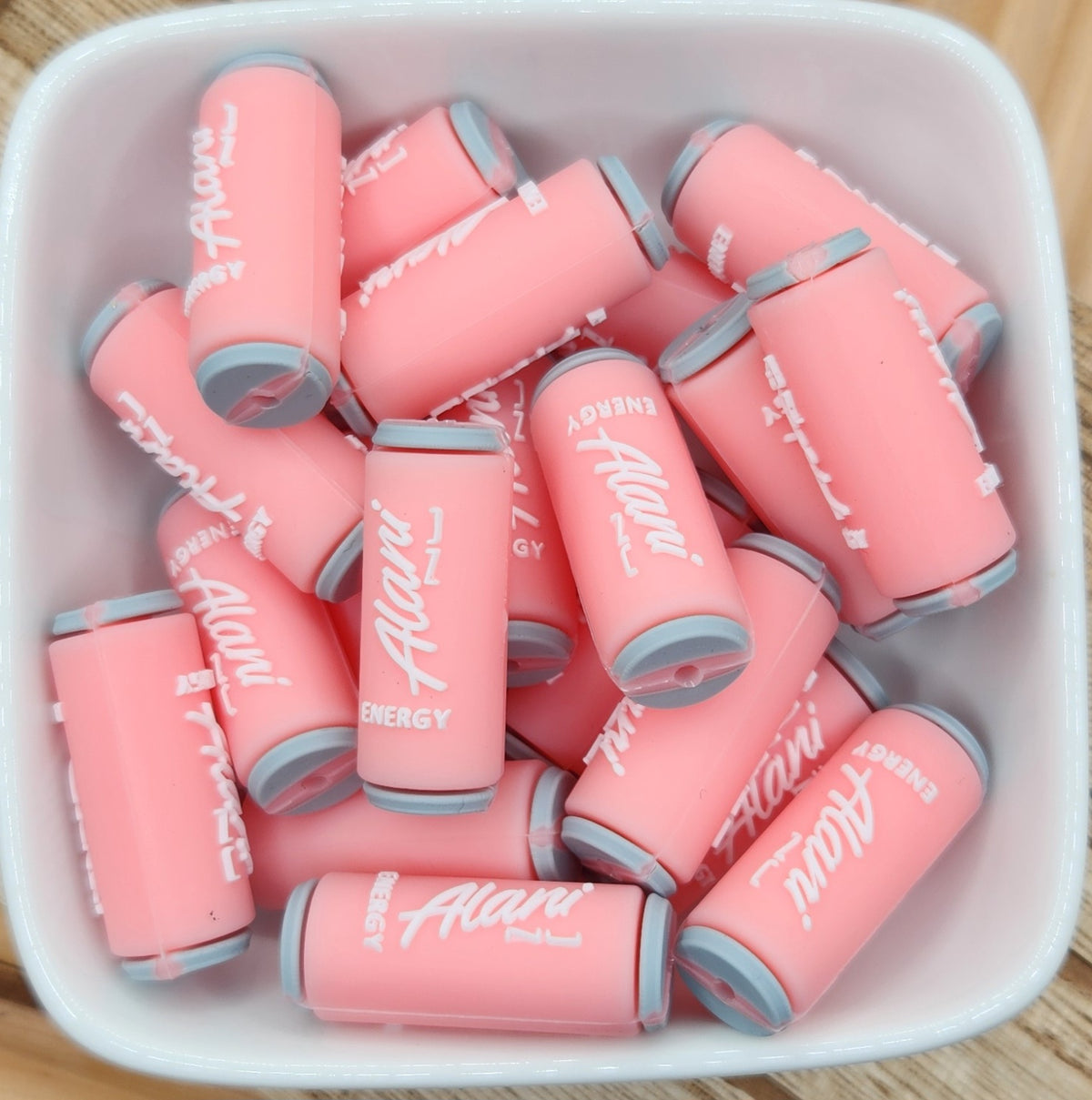 3D Energy Drink Silicone focal bead