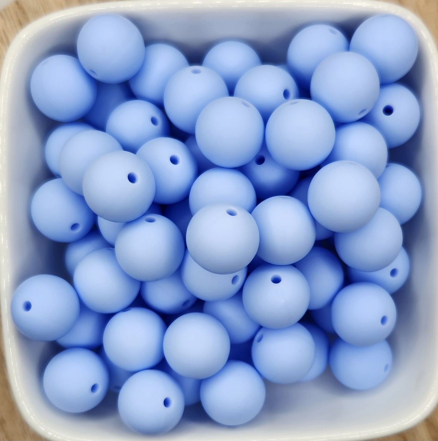 15 mm Solid Silicone Beads 20 pack