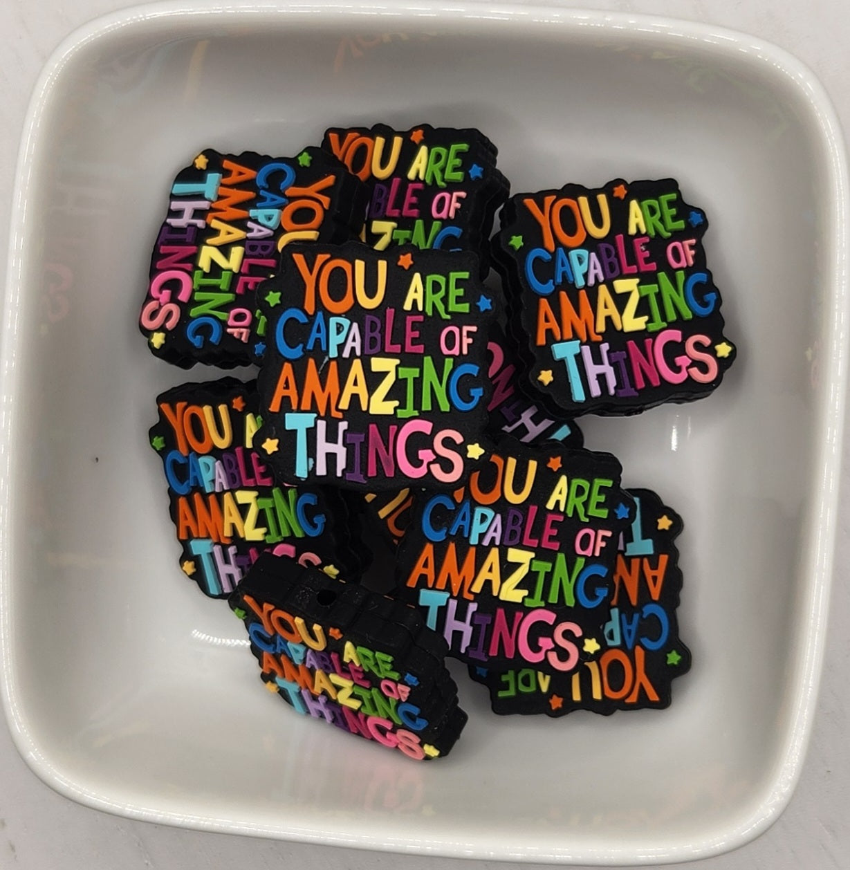 Amazing things Silicone focal bead