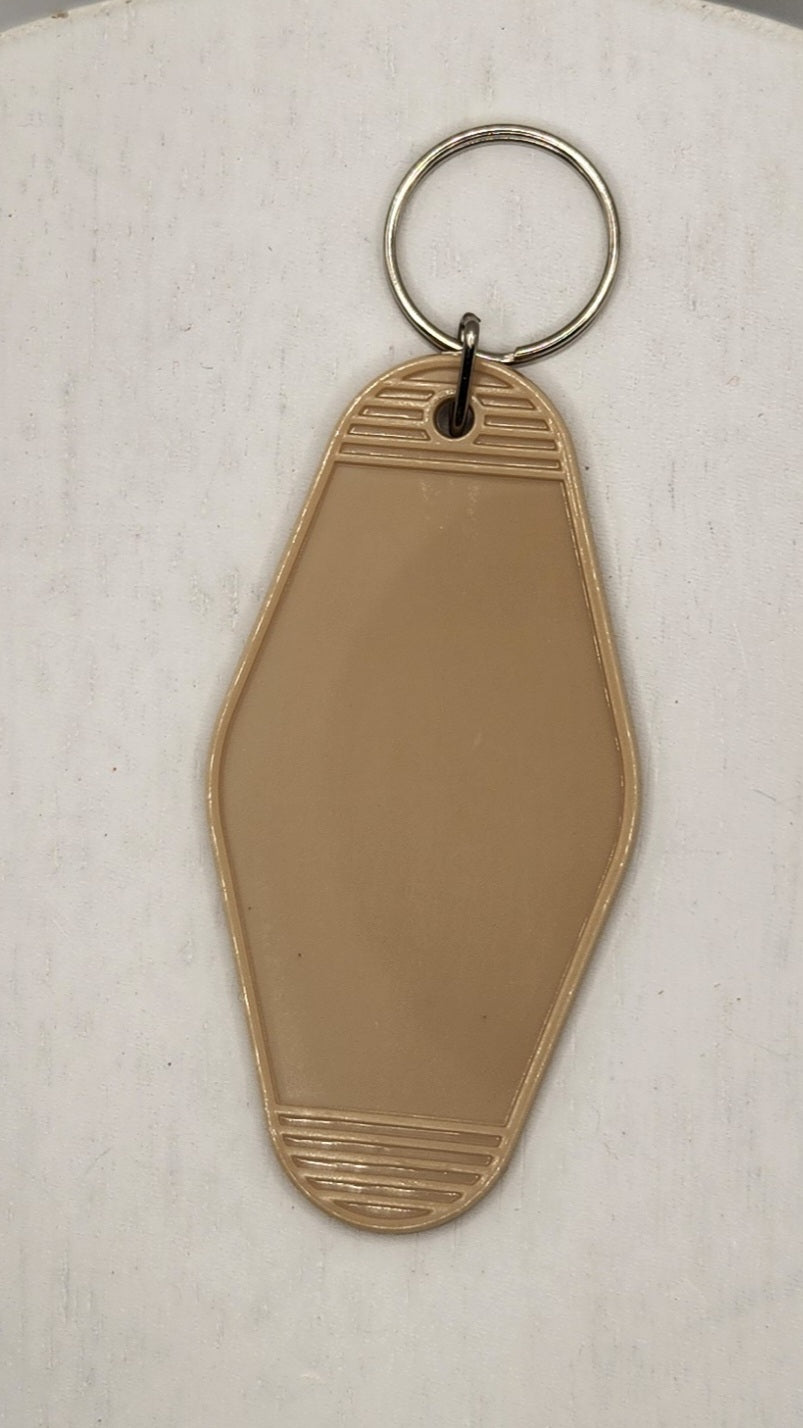 Acrylic hotel keychains