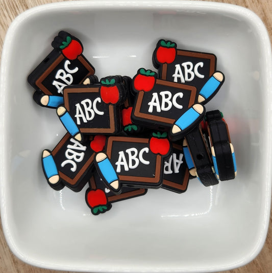 ABC Silicone focal bead