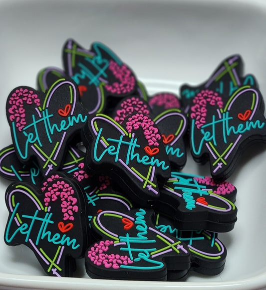 Let them silicone focal bead