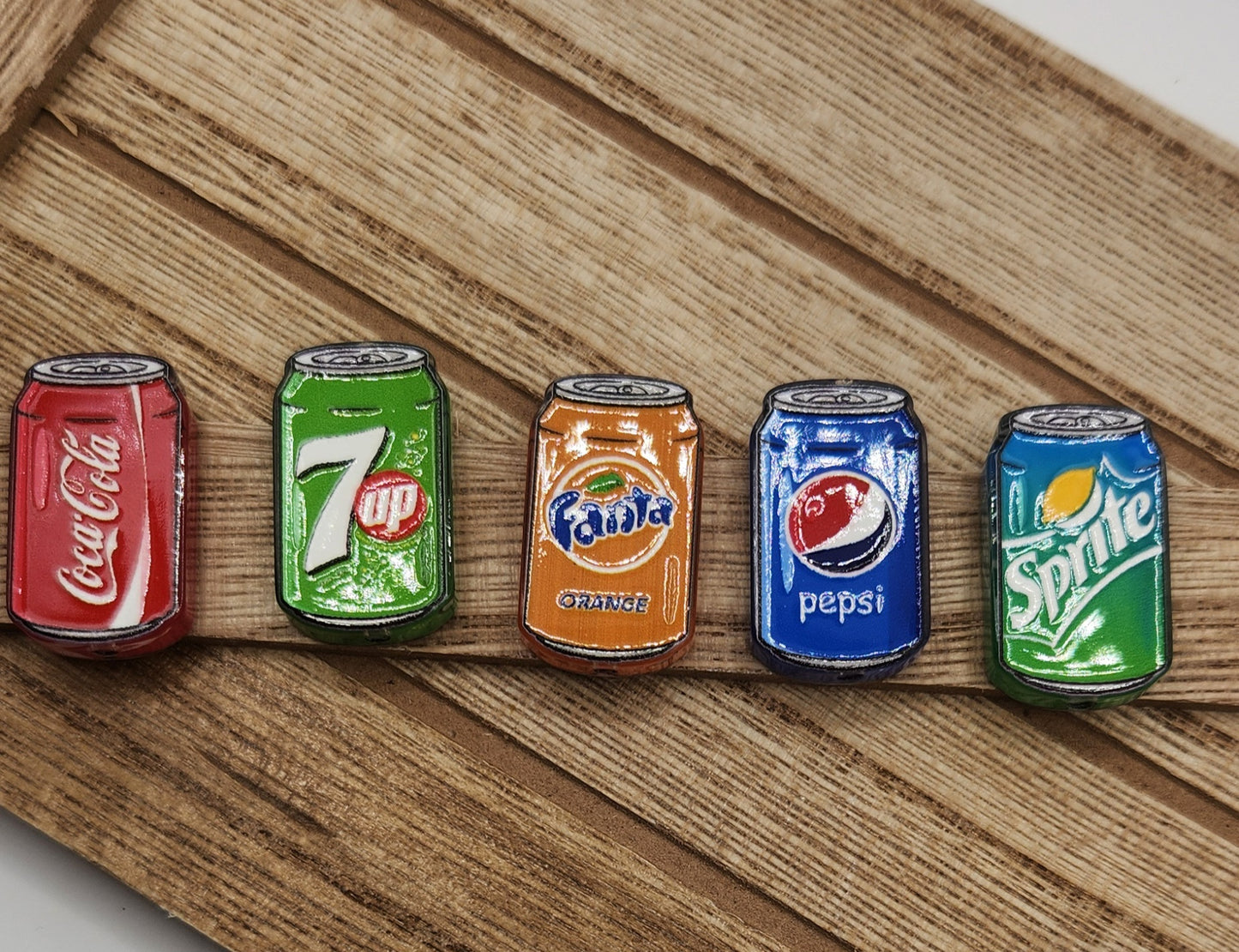Acrylic Cola focal beads