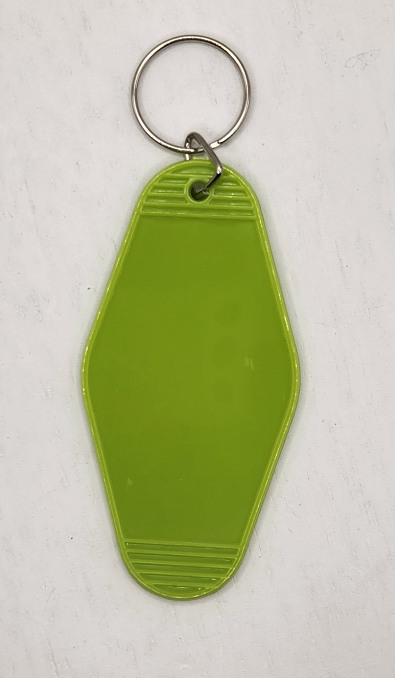 Acrylic hotel keychains
