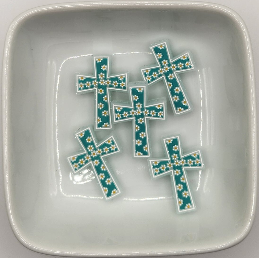 Religious Themed Silicone focal beads