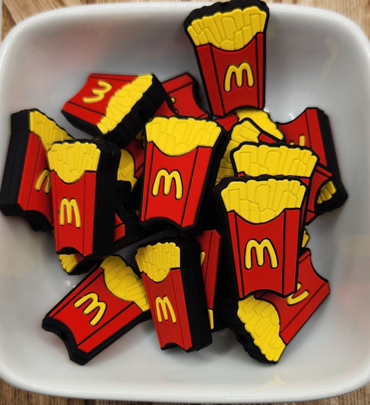 M Fries silicone focal bead