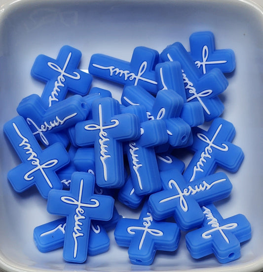 Religious Themed Silicone focal beads