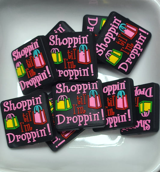 Shoppin silicone focal bead