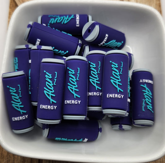 3D Energy Drink Silicone focal bead
