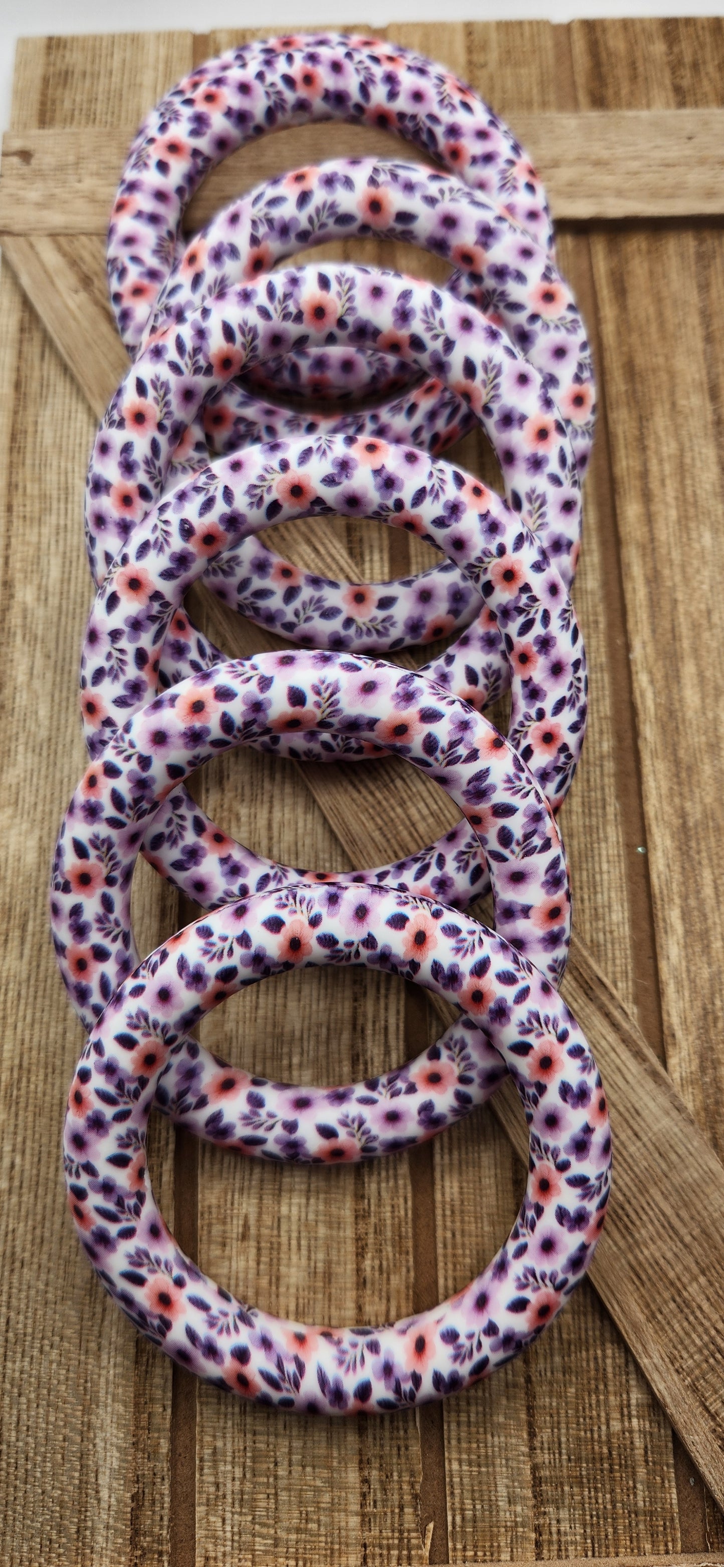 65 mm Silicone Rings patterned