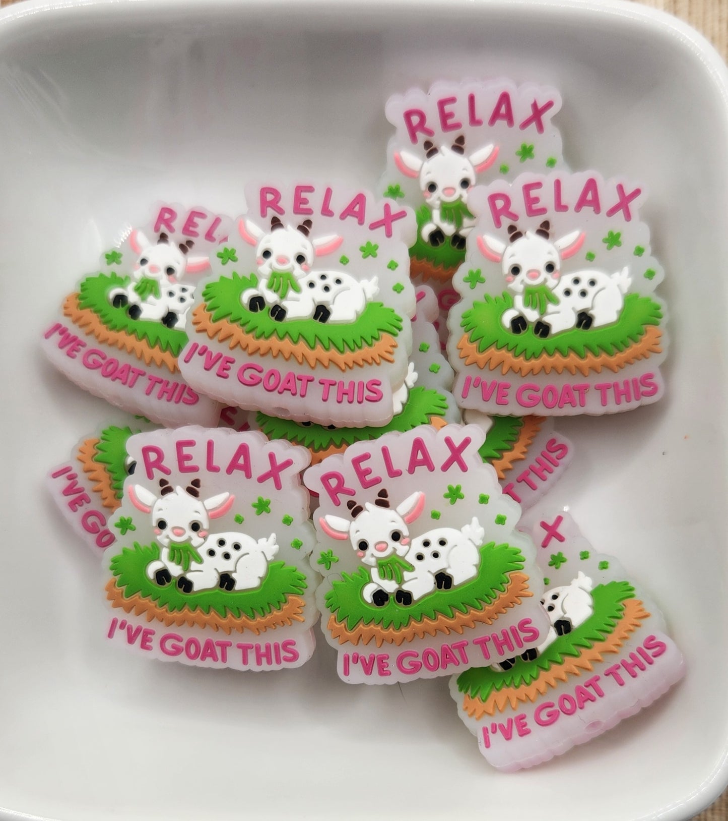 Relax silicone focal bead